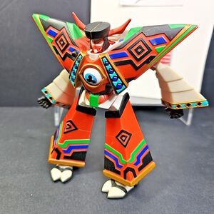 Bandai 2003 Jagun Fighters GIDAN Loose Figure Chest Spins Ball Gi-Dan